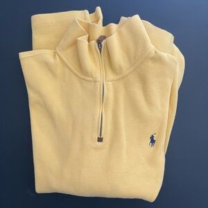 Cotton half zip